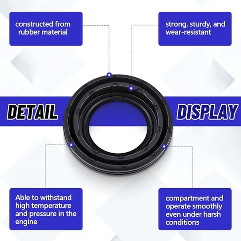 4 Pcs 12668429 Vacuum Pump Seal Ring Vacuum Pump Oil Seal Compatible with Genuine Parts in Saudi Arabia