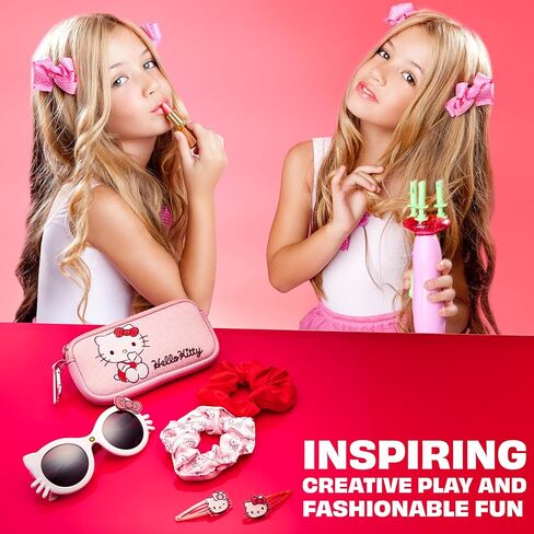 Get Trend UV Protection Sunglasses and Hair Accessories with Scrunchies Cute Hair Clips Small Pouch Gifts for Girls in Kuwait