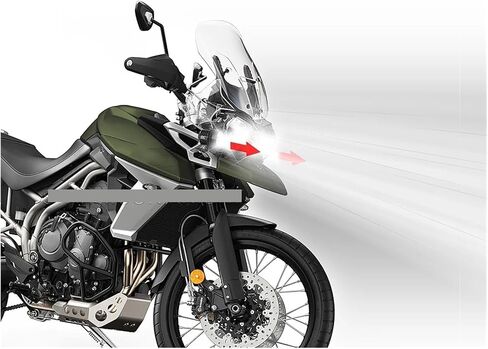 Motorcycle Auxiliary Fog Light Mounts Bracket Compatible with 800 Tiger 800 XCX XCA XRX XR XRt Accessories Driving Lamp Holder in Saudi Arabia