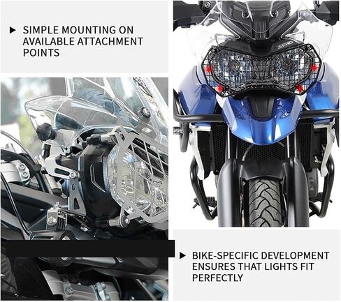 Motorcycle Auxiliary Fog Light Mounts Bracket Compatible with 800 Tiger 800 XCX XCA XRX XR XRt Accessories Driving Lamp Holder in Saudi Arabia