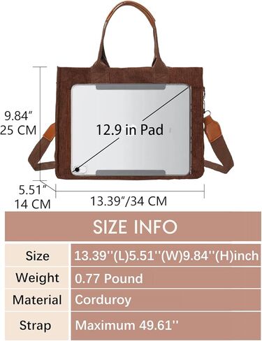 Women Canvas Tote Bag With Pockets Crossbody Bags for Women Casual Hobo Messenger Bag Shoulder Bag Handbag for Women in Kuwait