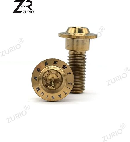 10 PCS M8X22MM Titanium Alloy Front Disc Discors Doct Brocks Progms متوافقة مع Ninja 650 EX650 Z900 Z900 2017-2022 ، Z900RS 18-22 ، Daytona 675 2006-2016 ، Street Triple 675 2007-2012 ، Gold in Saudi Arabia