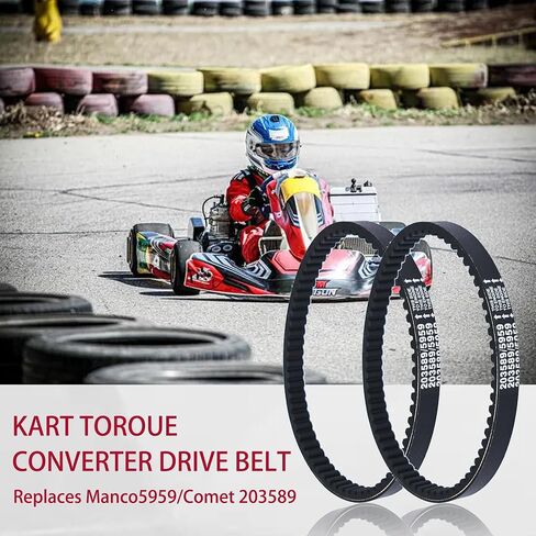 3 Pcs Go Kart Drive Belt 725 for 30 Series Torque Converter Belts in Kuwait