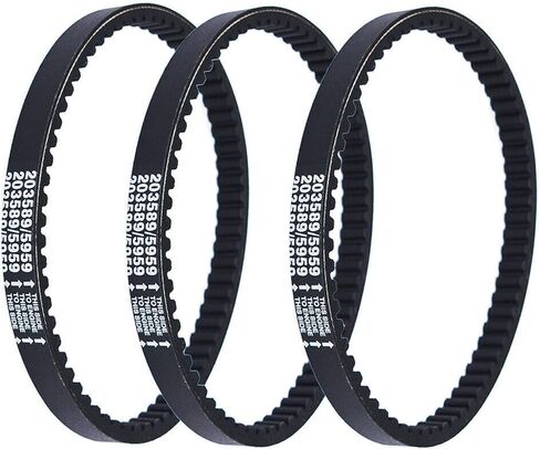 3 Pcs Go Kart Drive Belt 725 for 30 Series Torque Converter Belts in Kuwait
