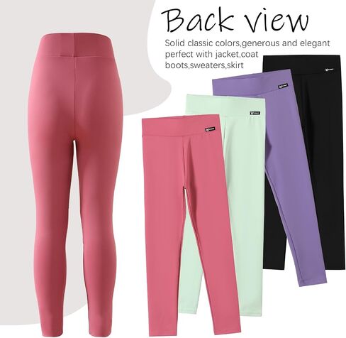 6 Pack Girls Leggings Basic Enggings Full Leggings للأطفال in Kuwait