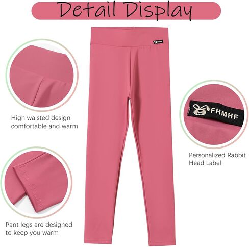 6 Pack Girls Leggings Basic Enggings Full Leggings للأطفال in Kuwait