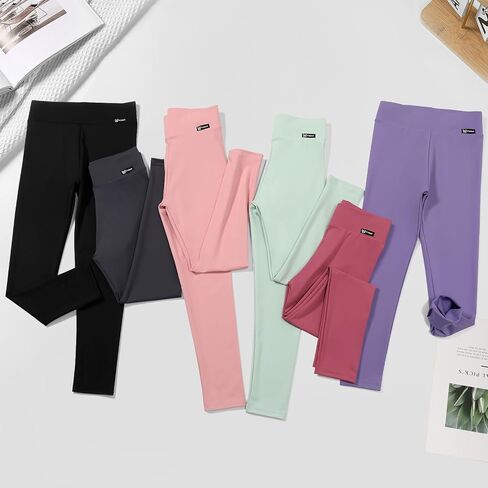 6 Pack Girls Leggings Basic Enggings Full Leggings للأطفال in Kuwait