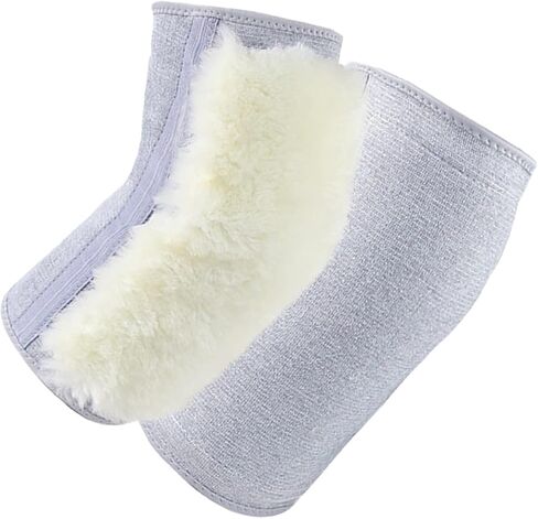 فاليكلود 1PAIR أكمام ركبة دافئة سميكة للرياضة غطاء الساق الواقي للركوب الدراجات أنشطة في الهواء الطلق مريحة تصميم رمادي XL in Kuwait