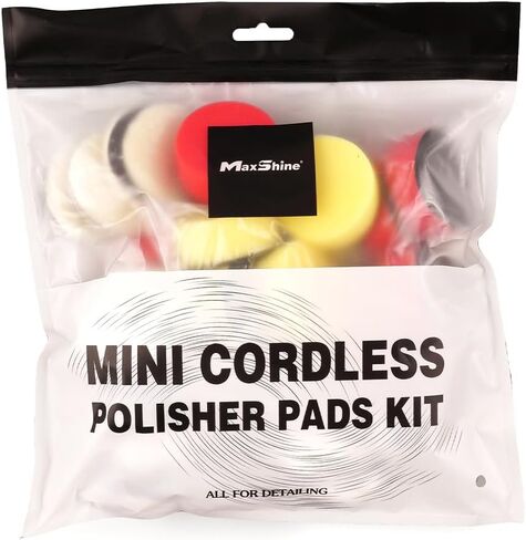 Maxshine Professional Portable Cordless Polisher M0312 V2 (Black) | Lightweight 1.93 lbs Portable DA/Rotary Car Buffer | 6-Speed Auto Detailing for Scratch & Swirl Removal, Paint Care, Gloss & Shine in Kuwait