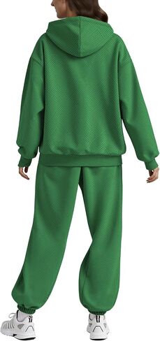 SHESHOW Fall Outfits for Women Oversized Zip up Hoodie Sweatshirt Jogger Sweatpants 2 Piece Sweatsuits Lounge Sets in Saudi Arabia