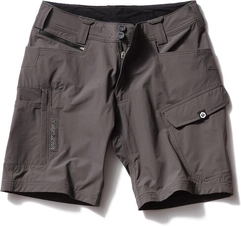 شورت ملابس العمل الرجالي من TRUEWERK - T1 WerkShorts - مقاس مريح، خفيف الوزن، ماص للرطوبة، شورت مع تمدد في 4 اتجاهات، زيتوني، 34 عرض × 9 طول in Kuwait