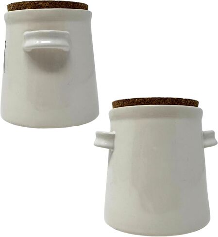 Rae Dunn SUGAR Jar + CREAM Creamer Set مع صينية خشبية in Kuwait