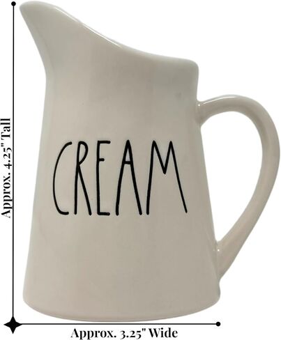 Rae Dunn SUGAR Jar + CREAM Creamer Set مع صينية خشبية in Kuwait
