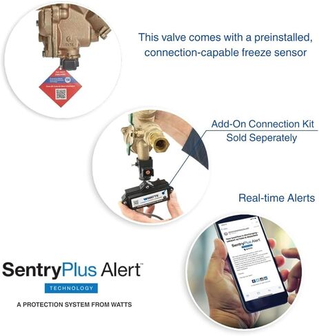 مانع تدفق الهواء الخلفي لكسارة الضغط من فبكو T765DUB، إيقاف تشغيل ربع دورة، جاهز ذكي، 3/4 بوصة in Kuwait