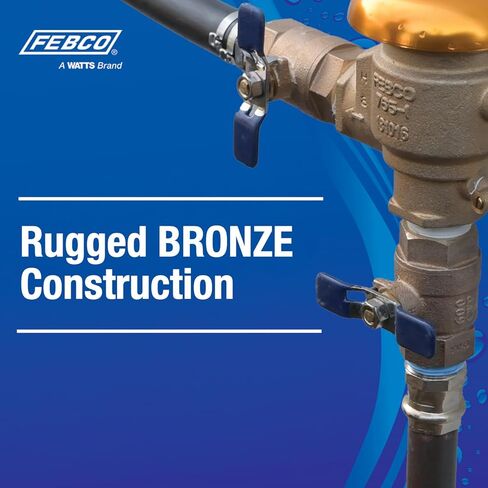 مانع تدفق الهواء الخلفي لكسارة الضغط من فبكو T765DUB، إيقاف تشغيل ربع دورة، جاهز ذكي، 3/4 بوصة in Kuwait