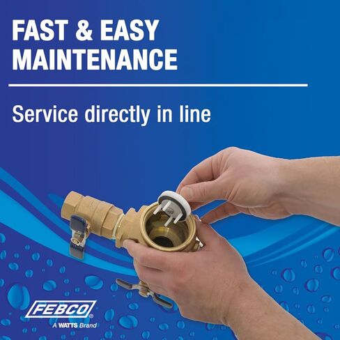 مانع تدفق الهواء الخلفي لكسارة الضغط من فبكو T765DUB، إيقاف تشغيل ربع دورة، جاهز ذكي، 3/4 بوصة in Kuwait