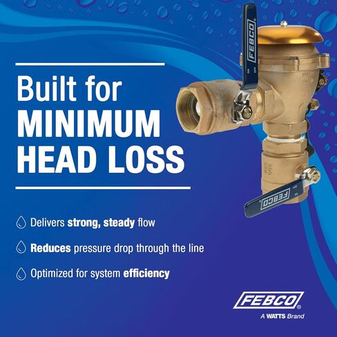 مانع تدفق الهواء الخلفي لكسارة الضغط من فبكو T765DUB، إيقاف تشغيل ربع دورة، جاهز ذكي، 3/4 بوصة in Kuwait