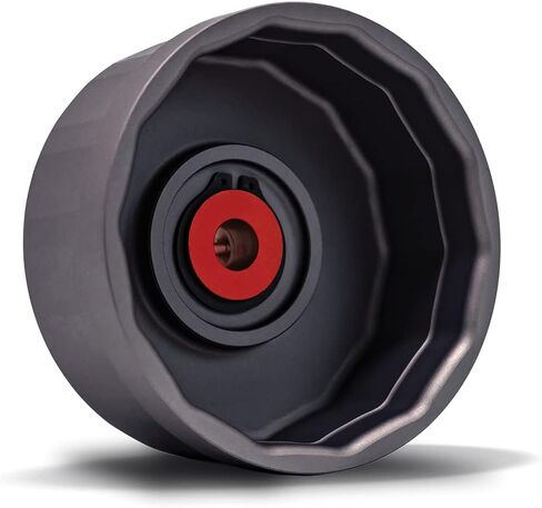 مفتاح فلتر الزيت من موتيفكس تولز متوافق مع فلاتر الزيت Motorcraft FL-400S، FL-500S، FL-910S وMazda YF09-14-302A، LF05-14-302B - حجم مزدوج يناسب تصميم فلتر Motorcraft الأصلي والجديد in Kuwait