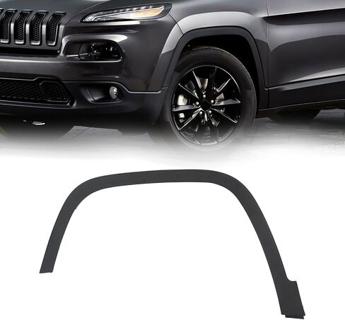 KARPAL Front Left Driver Side Wheel Arch Fender Flare Molding Trim Housing Compatible With 2014-2018 Jeep Cherokee CH1290111 LH in Kuwait