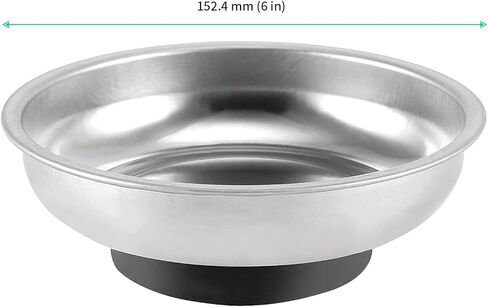 10 Packs 3 Inches Magnetic Tray, Stainless Steel Magnetic Bowl, Round Magnetic Parts Tray for Pins, Screws, Bolts, Nuts, Small Parts in Kuwait