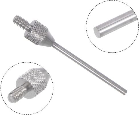 HARFINGTON Contact Needle Point 40mm Length 3mm Dia M2.5 Thread Universal Flat Tungsten Steel for Dial Test Indicator in Saudi Arabia