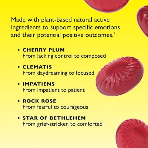 Bach Rescue Pastilles, Blackcurrant 50 g - Pack of 6 in Saudi Arabia