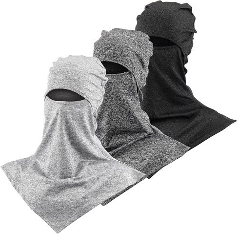 SATINIOR 3 Piece Balaclava Face Cover Sun Protection Neck Cover Summer Balaclava for Men Women Outdoor Sports UV Protector in Saudi Arabia