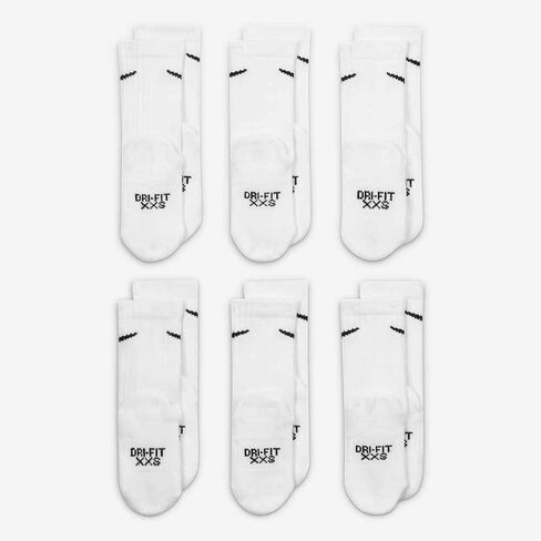 NIKE Performance Cushion No-Show Socks with Band (6 Pairs) Toddler 7C - 10C in Kuwait