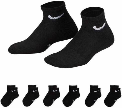 NIKE Performance Cushion No-Show Socks with Band (6 Pairs) Toddler 7C - 10C in Kuwait