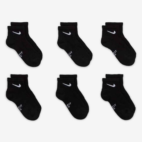 NIKE Performance Cushion No-Show Socks with Band (6 Pairs) Toddler 7C - 10C in Kuwait