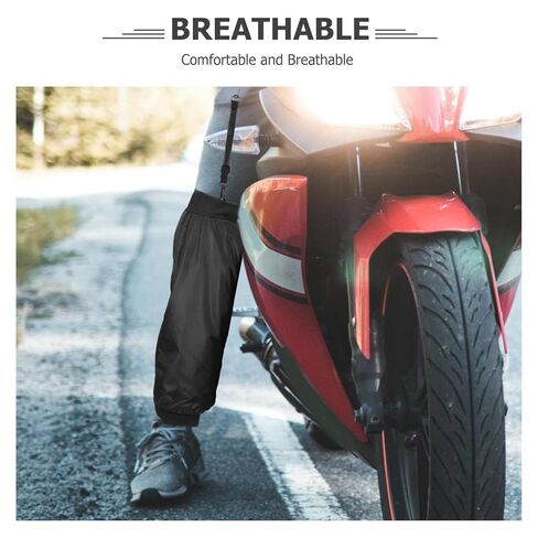 Pretyzoom دراجة نارية حماية الساق وسادات دافئة مقاومة للرياح الحراس الحراريين لركوب الطقس البارد بحجم الكبار in Kuwait