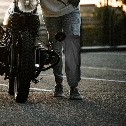 Pretyzoom دراجة نارية حماية الساق وسادات دافئة مقاومة للرياح الحراس الحراريين لركوب الطقس البارد بحجم الكبار in Kuwait