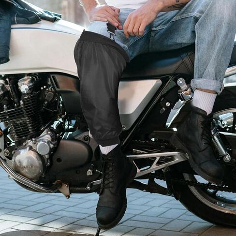 Pretyzoom دراجة نارية حماية الساق وسادات دافئة مقاومة للرياح الحراس الحراريين لركوب الطقس البارد بحجم الكبار in Kuwait