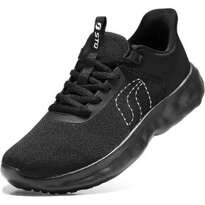 STQ Slip ins Walking Shoes Women Hands Free Slip on Sneakers with Arch Support