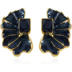 GUOXIAOMEI Daisy Flower Stud Earrings for Women Trendy Geometric Bohemian Flower Boho Studs Hypoallergenic Statement Earrings Cocktail Costume Jewelry Gifts for Women