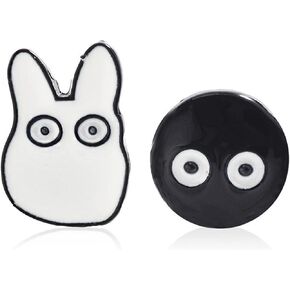 أقراط Soot Sprite - أقراط أذن كرتونية لطيفة وفريدة من نوعها غير متماثلة للنساء والفتيات in Saudi Arabia