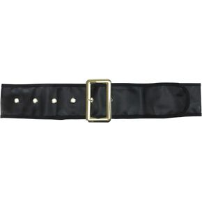 Fun World Unisex-Adult's Deluxe Santa Pleather Belt, Black, Standard