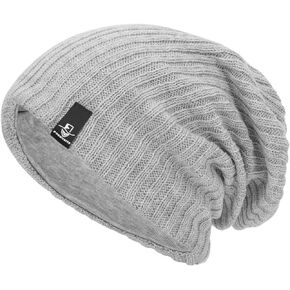 Slouchy Winter Beanie Knit Hat - Soft & Warm Oversized Baggy Skull Cap