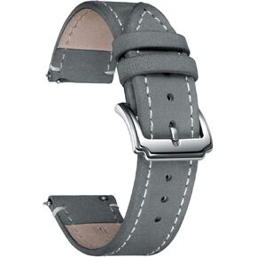 BINLUN Leather Watch Strap Quick Release Crazy Horse Thick Watch Band Replacement for Men Women
