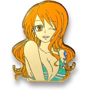 Nami Pin hard enamel Nami enamel Pin nami figure Nami one piece pin