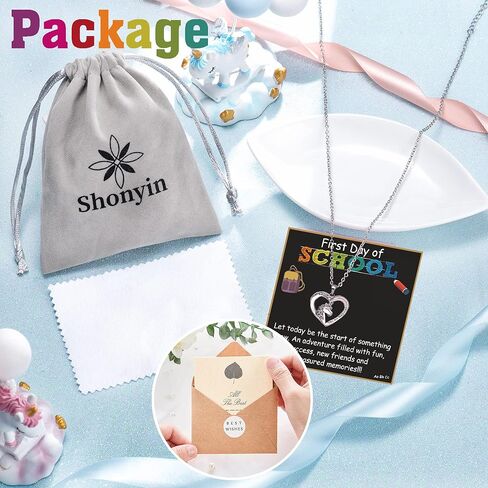 Shonyin Kindergarten Preschool Graduation Necklace for Girls Daughter Granddaughter Niece Sister Student (Unicorn- wish the little girl luck, brave, happy) in Kuwait