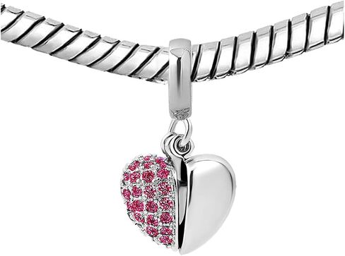 KunBead I Love You Heart Birthstone Charms for Bracelets Birthday Gift for Grandma Sister Mom Best Friend in Kuwait