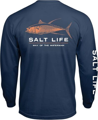 Salt Life Men's Deep Ventures Long Sleeve Tee in Saudi Arabia