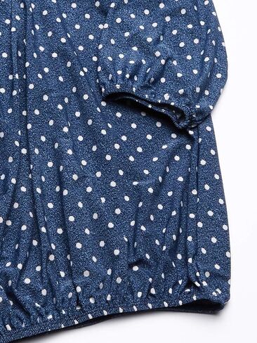 Star Vixen Women's Petite 3/4 Sleeve Peasant Elastic-Hem Keyhole-tie Top in Saudi Arabia