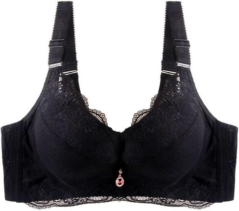 Women’s Push Up Bra Comfort Padded Underwire Lace Bra Lift Up Everyday Bra in Kuwait
