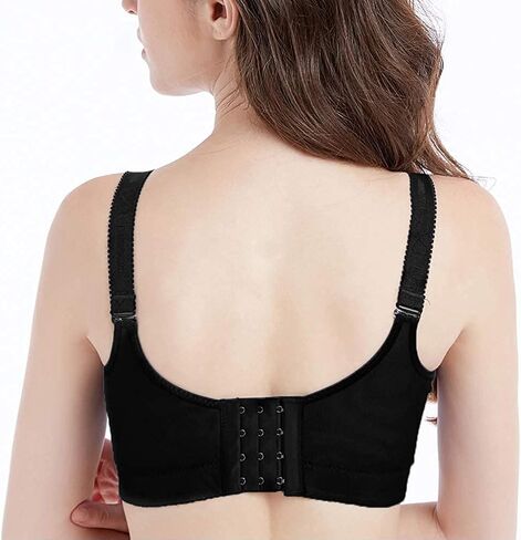Women’s Push Up Bra Comfort Padded Underwire Lace Bra Lift Up Everyday Bra in Kuwait