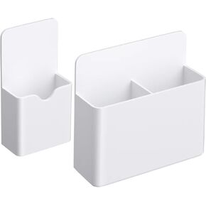 2 Pack Magnetic Dry Erase Marker Holders,Magnetic Marker Holder Pen Holder for Whiteboard or Fridge Magnet Pencil Cup Storage Organizer for Classroom Office Home Locker and Metal Cabinets-Blue