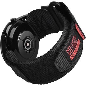 Compatible with Samsung Galaxy Watch 3 45mm Band, Rugged Nylon Sports Strap with Woven Loop Design, 22mm Tough Replacement Band