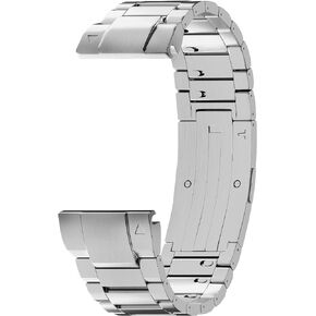 LDFAS Fenix 7X/6X Band, 26mm Titanium Metal [Super Scratch Resistant] Quick Fit Watch Strap Compatible for Garmin Fenix 7X Pro/6X Pro/5X Plus/Enduro 2/tactix 7 Bands