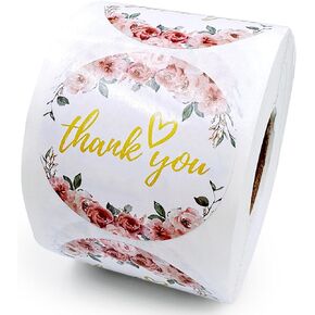 Thank You Stickers Thank You for Your Order Cute Business Stickers,Online Retailers Mail Envelopes Packaging Stickers Labels Shipping Handmade Stickers for Small Business,500 PCS Stickers